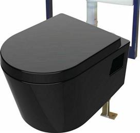 Gloria Skay Καπάκι Λεκάνης Soft Close Πλαστικό 30x25cm Μαύρο 38-4027