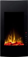 Glow Fire Uranus Επιτοίχιο Ηλεκτρικό Τζάκι 1500W 40.8x81.4cm Μαύρο