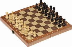Goki Σκάκι από Ξύλο με Πιόνια 30x30cm 23620