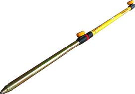 Golden Fleece Κρουστικό Κοντάρι Μεταλλικό 22mm Κίτρινο 10101