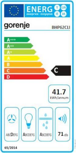 Gorenje BHP62CLI Συρόμενος Απορροφητήρας 60cm Μπεζ