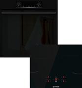 Gorenje BOP6737E02BK + GI601FMC Φούρνος άνω Πάγκου 77lt με Επαγωγικές Εστίες Π60cm Μαύρος
