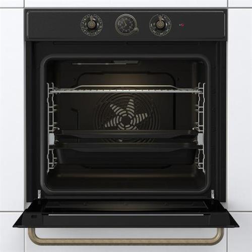 Gorenje BOS67372CLB Φούρνος άνω Πάγκου 77lt Μαύρος