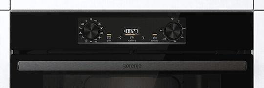 Gorenje BOS6737E06BG + GI6401BSC Φούρνος άνω Πάγκου 77lt με Επαγωγικές Εστίες Π60cm Μαύρος