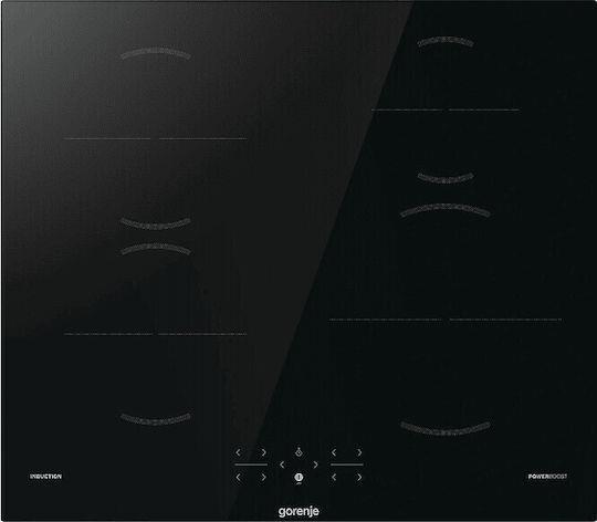 Gorenje BOS6737E06BG + GI6401BSC Φούρνος άνω Πάγκου 77lt με Επαγωγικές Εστίες Π60cm Μαύρος