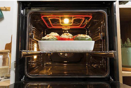 Gorenje BPSAX6747A08BGWI Φούρνος άνω Πάγκου 77lt Μαύρος