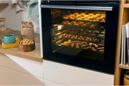 Gorenje BSA6737E15BG Φούρνος άνω Πάγκου 77lt Μαύρος