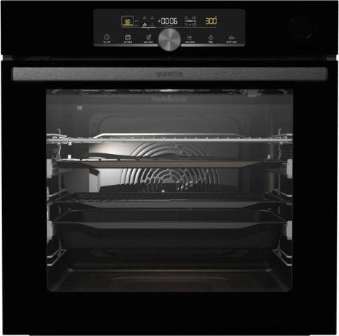 Gorenje BSA6747A04BGWI Φούρνος άνω Πάγκου 77lt Μαύρος