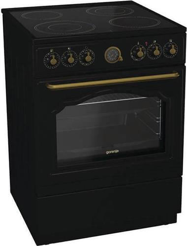 Gorenje ECS6250CLB Κουζίνα 71lt με Κεραμικές Εστίες Π60cm Μαύρη