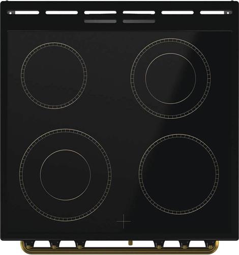 Gorenje ECS6250CLB Κουζίνα 71lt με Κεραμικές Εστίες Π60cm Μαύρη