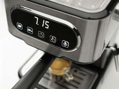Gorenje ESCM15DBK Ημιαυτόματη Μηχανή Espresso 1100W Πίεσης 15bar Ασημί