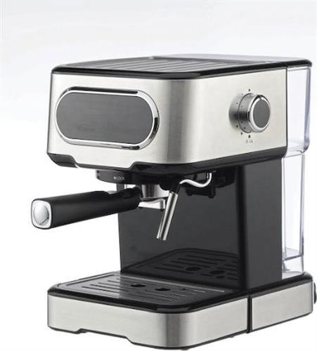 Gorenje ESCM15DBK Ημιαυτόματη Μηχανή Espresso 1100W Πίεσης 15bar Ασημί