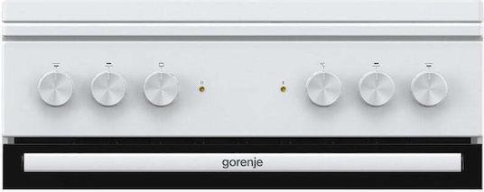 Gorenje GE6A41WB Κουζίνα 71lt με Εμαγιέ Εστίες Π60cm Λευκή