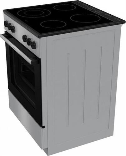 Gorenje GEC6A41SC Κουζίνα 71lt με Κεραμικές Εστίες Π60cm Γκρι
