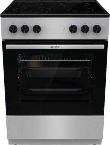 Gorenje GEC6A41SC Κουζίνα 71lt με Κεραμικές Εστίες Π60cm Γκρι