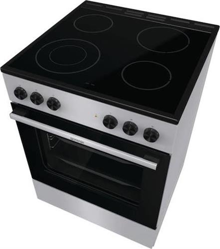 Gorenje GEC6A41SC Κουζίνα 71lt με Κεραμικές Εστίες Π60cm Γκρι