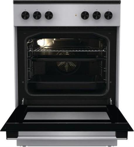 Gorenje GEC6A41SC Κουζίνα 71lt με Κεραμικές Εστίες Π60cm Γκρι