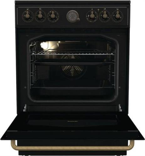 Gorenje GECS6B71CLB Κουζίνα 71lt με Κεραμικές Εστίες Π60cm Μαύρη