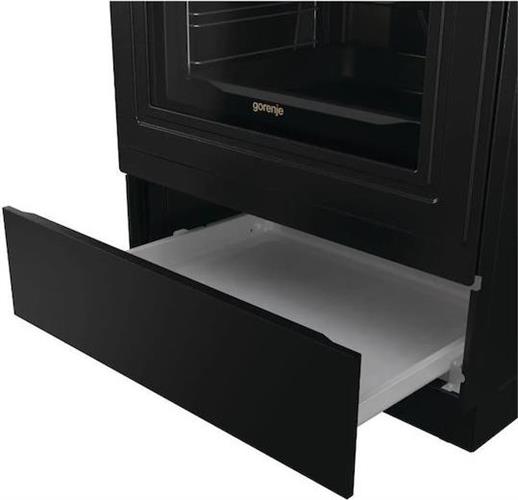 Gorenje GECS6B71CLB Κουζίνα 71lt με Κεραμικές Εστίες Π60cm Μαύρη