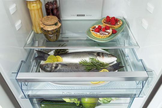 Gorenje NRK6202AXL4 Ψυγειοκαταψύκτης 331lt Total NoFrost Υ200xΠ60xΒ59.2cm Γκρι