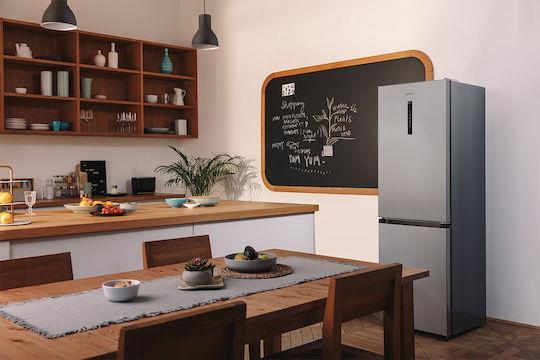 Gorenje NRK6202AXL4 Ψυγειοκαταψύκτης 331lt Total NoFrost Υ200xΠ60xΒ59.2cm Γκρι