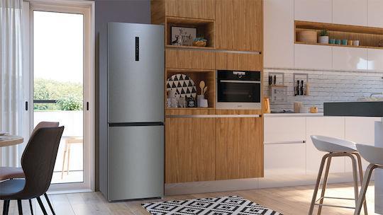 Gorenje NRK6202AXL4 Ψυγειοκαταψύκτης 331lt Total NoFrost Υ200xΠ60xΒ59.2cm Γκρι
