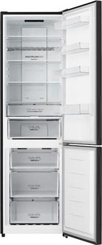 Gorenje NRK620EABG4 Ψυγειοκαταψύκτης 336lt NoFrost Υ200.4xΠ59.5xΒ59cm Μαύρος