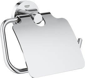 Grohe Essentials Χαρτοθήκη Επιτοίχια Inox Ασημί 40367001