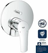 Grohe Eurosmart Μίκτης Μπαταρίας Εντοιχισμού Ντουζιέρας 2 Εξόδων Ασημί 24043003