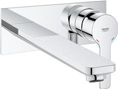 Grohe Lineare Σετ Μίκτης & Στόμιο Εντοιχισμού Νιπτήρα 1 Εξόδου Chrome 23444001