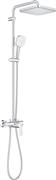 Grohe Tempesta Cube 250 Στήλη Ντουζ με Μπαταρία Ασημί 26692001