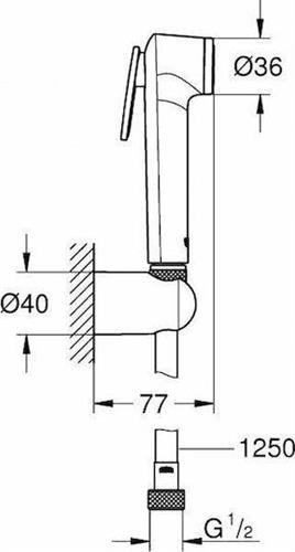 Grohe Tempesta-F Trigger Spray Set Ντους