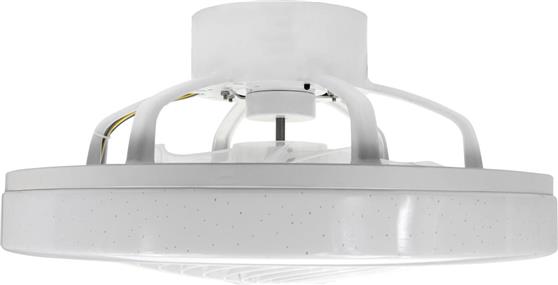 Gruppe Ανεμιστήρας Οροφής 46cm με Φως και Τηλεχειριστήριο White LDGD046