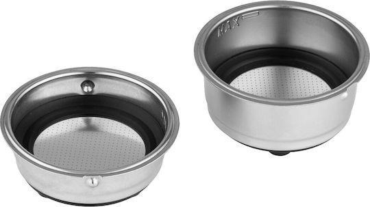 Gruppe CM-4677 Italiana Ημιαυτόματη Μηχανή Espresso 1050W Πίεσης 20bar Inox