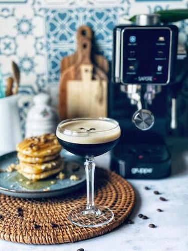 Gruppe CM5106 Sapore Ημιαυτόματη Μηχανή Espresso 1350W Πίεσης 20bar Μαύρη