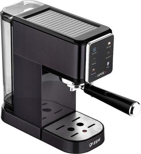 Gruppe CM5106 Sapore Ημιαυτόματη Μηχανή Espresso 1350W Πίεσης 20bar Μαύρη