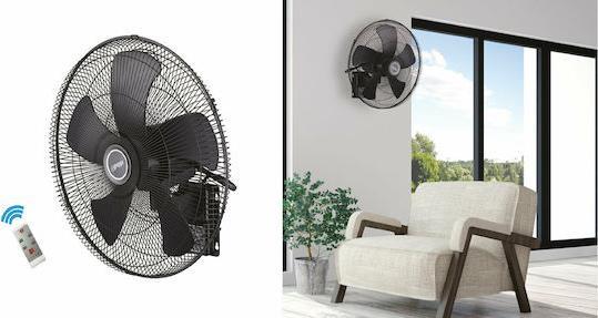 Gruppe FAW-20PR Επαγγελματικός Ανεμιστήρας Τοίχου 150W Διαμέτρου 50cm με Τηλεχειριστήριο