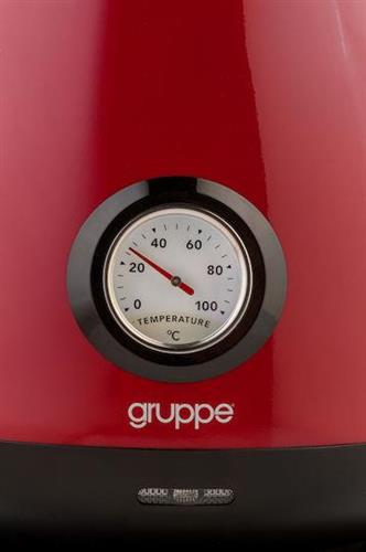 Gruppe HHB1782B Βραστήρας 1.7lt 2200W Κόκκινος