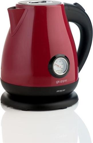Gruppe HHB1782B Βραστήρας 1.7lt 2200W Κόκκινος