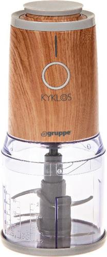 Gruppe Kyklos PDH402 PL Πολυκόπτης Multi 400W με Δοχείο 500ml Wood