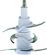 Gruppe PDH 700 Πολυκόπτης Multi 600W με Δοχείο 700ml Λευκό