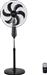 Gruppe W-FS1889B-R Ανεμιστήρας Ορθοστάτης 130W Διαμέτρου 45cm με Τηλεχειριστήριο