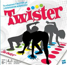 Hasbro Επιτραπέζιο Παιχνίδι Twister με 2 Επιπλέον Κινήσεις για 2+ Παίκτες 6+ Ετών 98831
