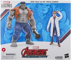 Hasbro Marvel Legends Gray Hulk and Dr. Bruce Banner για 4+ Ετών 15cm F7084