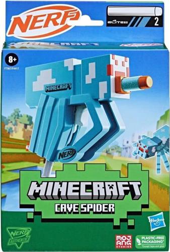 Hasbro Nerf Εκτοξευτής Microshots Cave Spider Minecraft για 8+ Ετών F7967