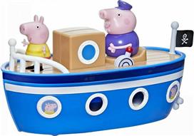 Hasbro Παιχνίδι Μινιατούρα Peppa Pig Grandpa Pig’s Cabin Boat για 3+ Ετών F3631