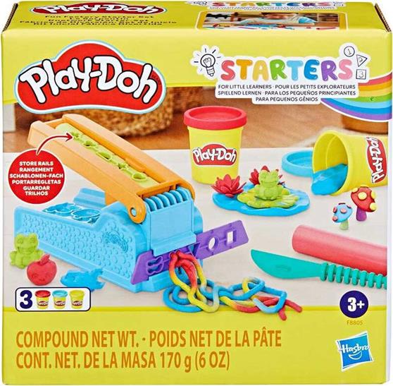 Hasbro Play-Doh Πλαστελίνη-Παιχνίδι Fun Factory για 3+ Ετών 3τμχ F8805