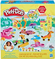 Hasbro Play-Doh Πλαστελίνη-Παιχνίδι Wild Animals για 3+ Ετών 6τμχ F7213