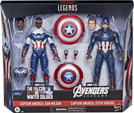 Hasbro Sam Wilson & Steve Rogers - Captain America Marvel Legends F5880