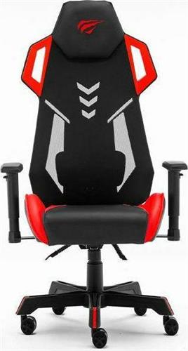 Havit GC935 Καρέκλα Gaming Δερματίνης με Ρυθμιζόμενα Μπράτσα Μαύρη 21.11.0007